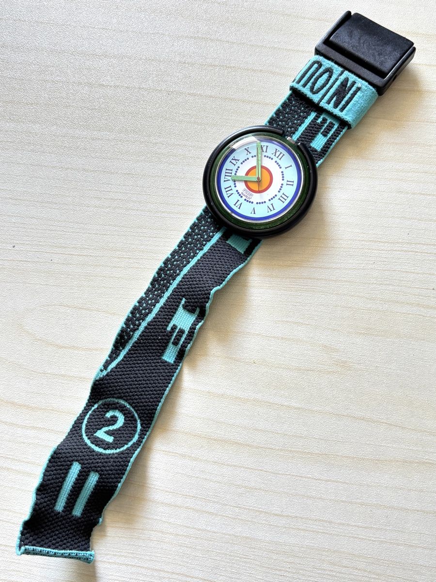 Swatch Orologi: Swatch POP Uhr mit Stoffarmband  – Usato da Grenchen venduto da chththl 1