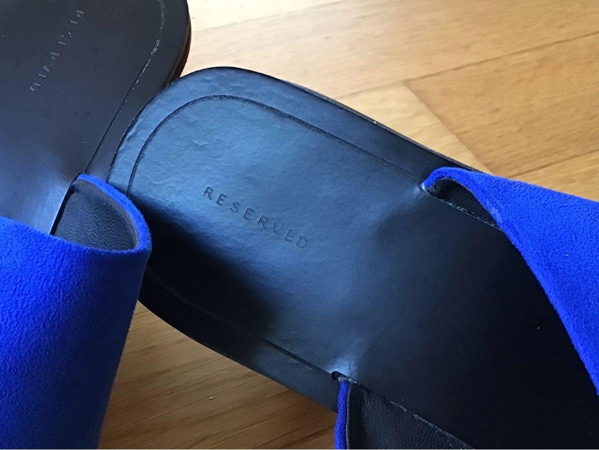 Scarpe da donna: Cobalt Blue Sandals summer comfortable Schick top mules 41 – Usato da Zürich venduto da Iris__ 4