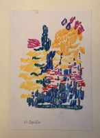 Walter Ropélé 1934 Ölkreide/Papier 21x15cm sign. gut dotiert