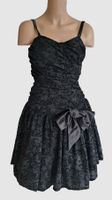 Vintage Cocktailkleid Abendkleid schwarz schimmernd