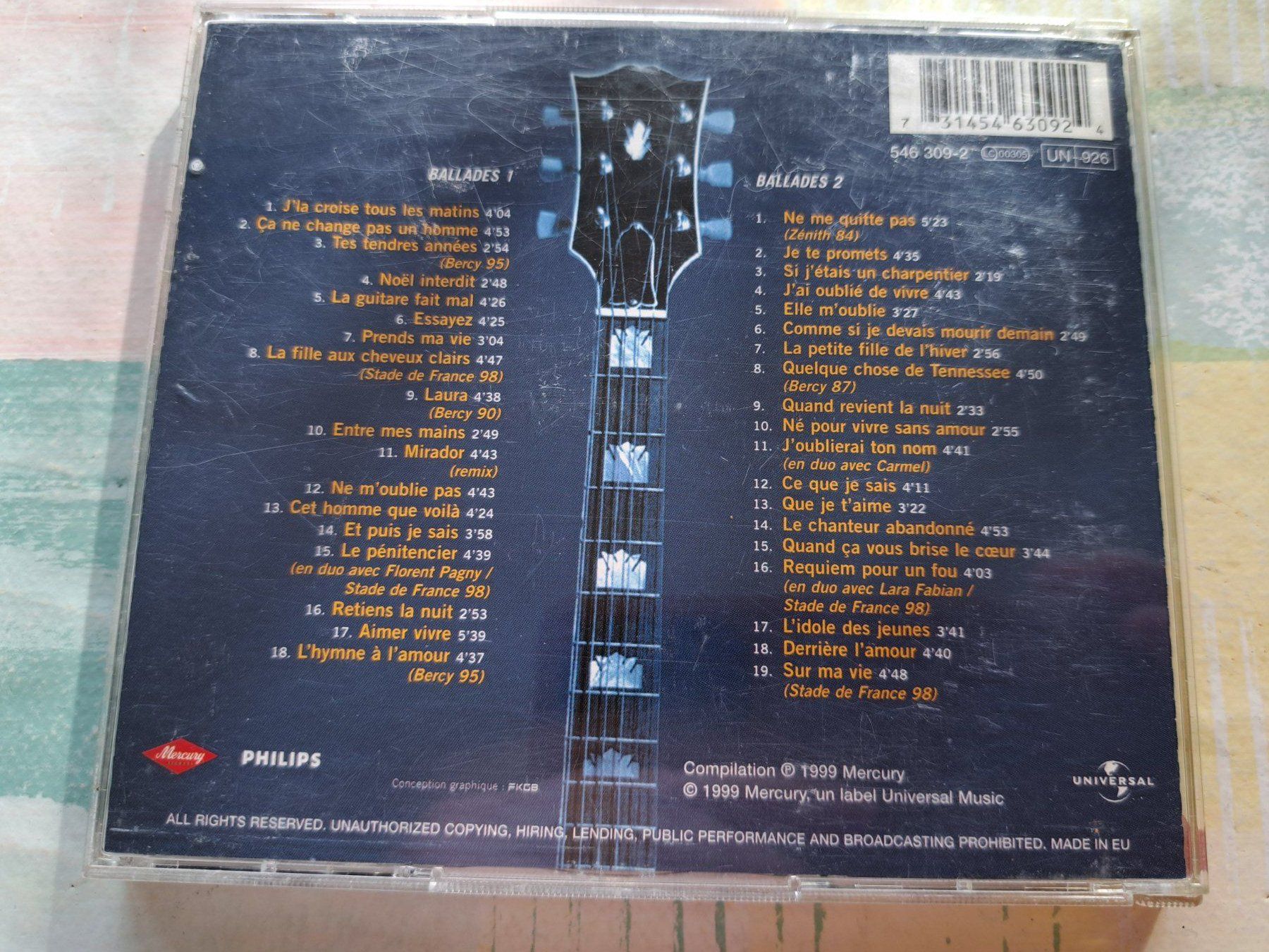 CD: Cd Johnny Hallyday - Ballades 2 Cds  – Usato da Pully venduto da bro_n52j 1