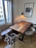 Massivholz Esstisch Akazie 6-8 Personen - 160cm