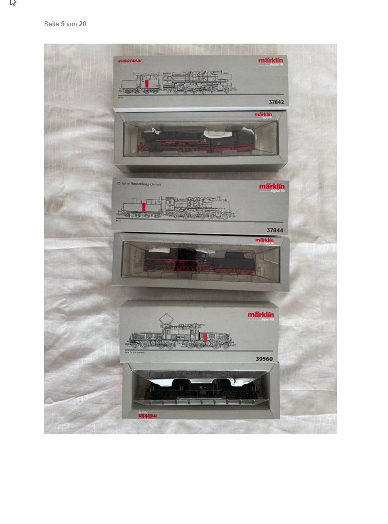 Märklin Modelleisenbahnen: Modelleisenbahn Spur H0, AC Digital – Gebraucht aus Freidorf TG von Angel_77 3