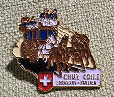 N562 - Pin Postkutsche Chur Coire Engadin - Italien