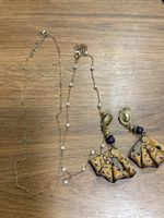 Necklace and homemade Earring Set
