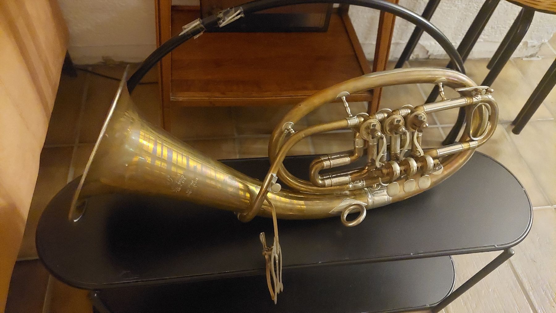Strumenti musicali: nice&old Baritone od.Tenorhorn – Difettoso da Basel venduto da O-MEGA 1