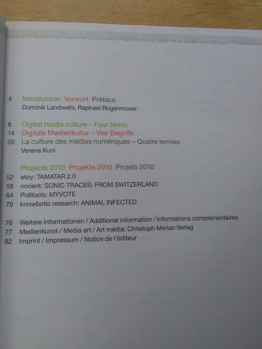 Alle DVDs: Digitale Kultur & Medienkunst Schweiz 11 – Gebraucht aus St. Gallen von elk2021 4