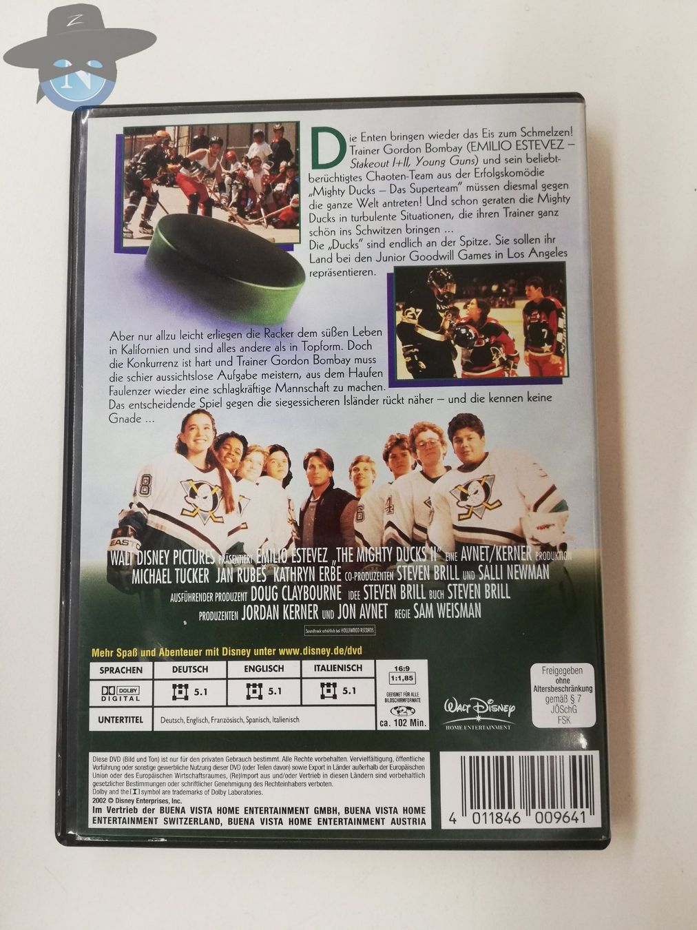 Tutti i DVDs: Mighty Ducks Set - Teil 1 bis 3 / DVD – Usato da St. Gallen venduto da zorro_dc 5