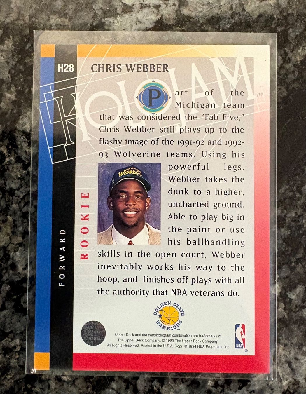 Nba Sammelbilder & Trading cards: NBA Chris Webber HoloJam Rookie Card – Neu (gemäss Beschreibung) aus Muttenz von joba23 1
