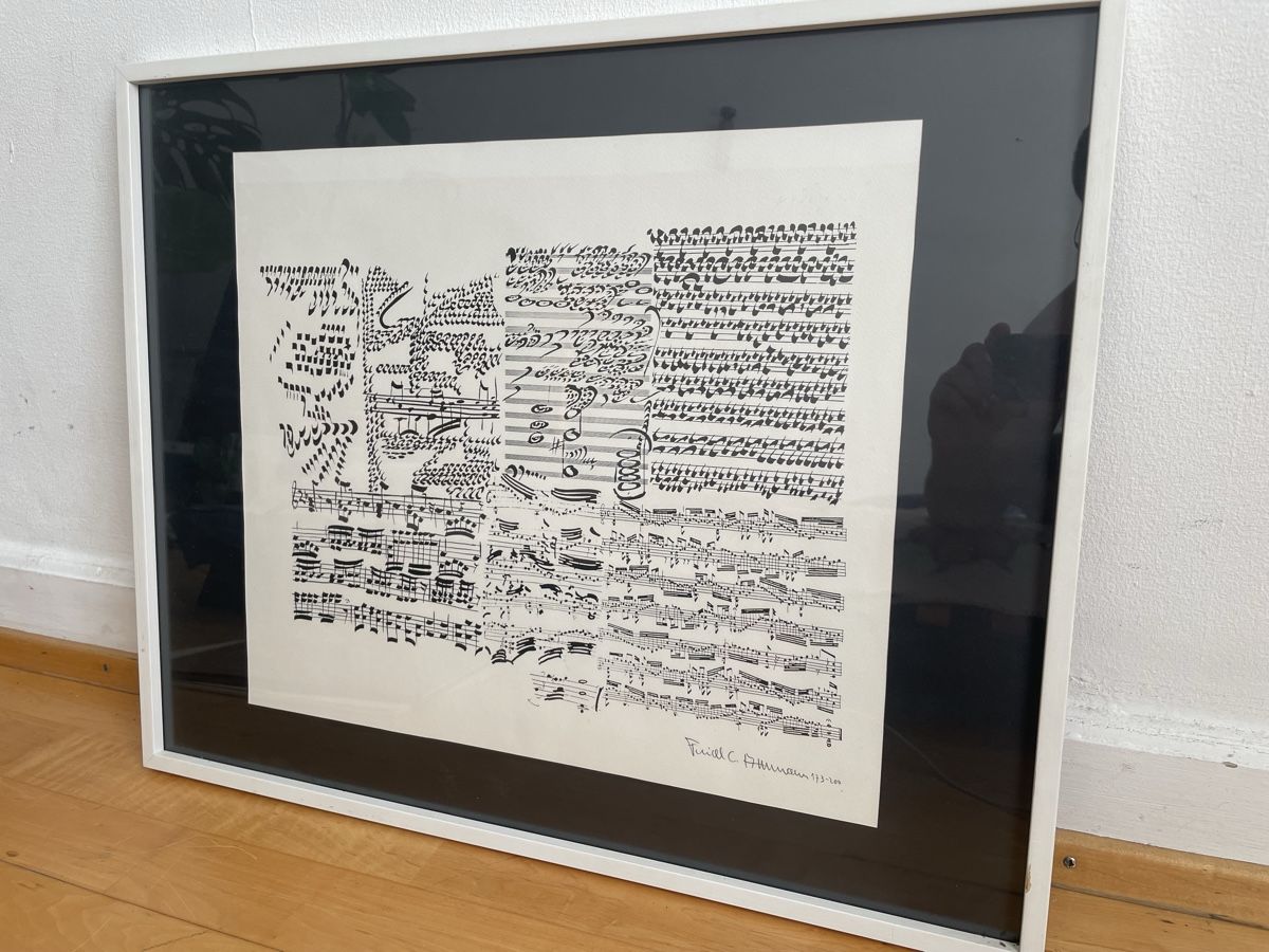 Arts picturaux & lithographies: Musical Score Artwork C. Ahrman  – D'occasion à Basel par Amechan. 1