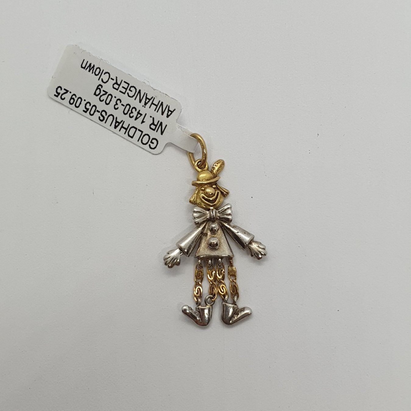 Ciondoli: Echt 18K Gold - Clown Anhänger – Usato da Luzern venduto da Luzern-Goldhaus