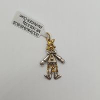 Echt 18K Gold - Clown Anhänger