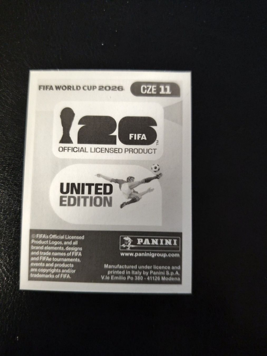 Panini Carte collezionabili: Panini FIFA World Cup 2026 CZE 11 – Nuovo (secondo la descrizione) da Matzingen venduto da Clie42 1