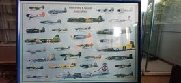 Luftwaffe II. Weltkrieg diverse Flugzeuge Poster