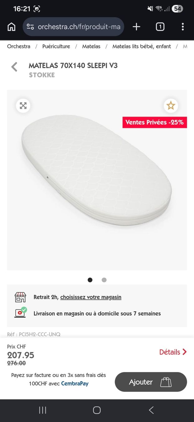 Flexa Betten: Lit Flexa Baby + matelas Stokke V3 – Neu (gemäss Beschreibung) aus Bière von AlexBurkhardt 6