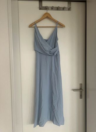 UNGETRAGEN! HELLBLAUES TRÄGERKLEID GRÖSSE M