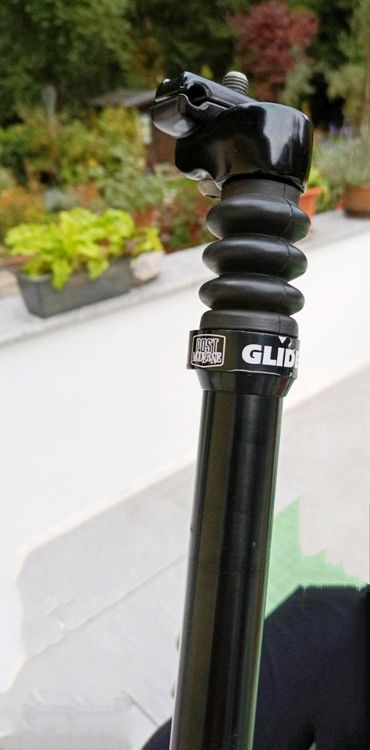 Post Moderne GLIDE Teleskop Feder Sattelstütze 27.2 x 350 mm (Gebraucht ...