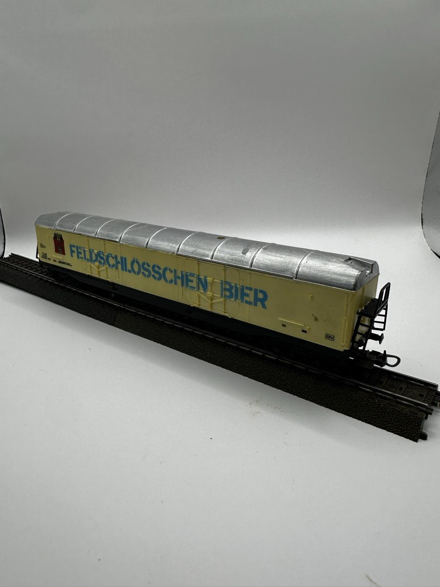 Lima Modellini di ferrovie: Lima Güterwagen - Feldschlösschen Bierwagen – Usato da Wollerau venduto da saymon_eggler 1