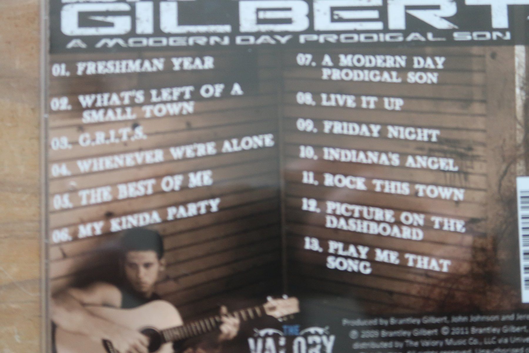 CDs: BRANTLEY GILBERT - A MODERN DAY PRODIGAL SON - CD – Gebraucht aus Basel von Patiscat 2