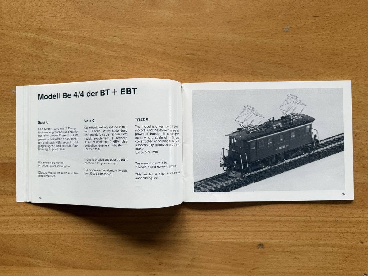 Modellini di ferrovie: Frisa Modelbau Katalog 52 Seiten  – Usato da Amden venduto da vipernatter 3