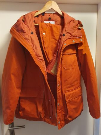 Holubar Winterjacke orange mit Alpaka Futter guter Zustand