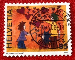 Nr.1244 Lasst Liebe Sprechen GESTEMPELT   
