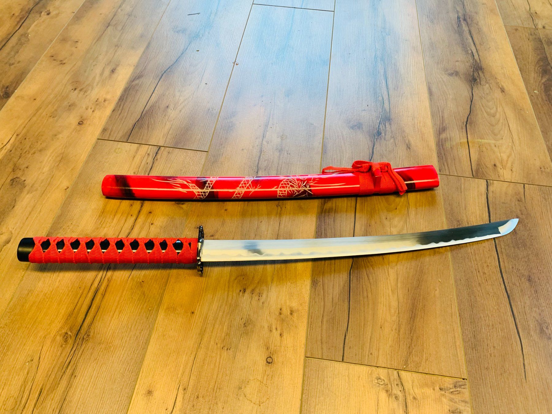 Sonstiges zum Sammeln & Seltenes: Samurai Katana Schwert Tanto 78cm RED – Neu und originalverpackt aus Bergdietikon von shopAgent 5