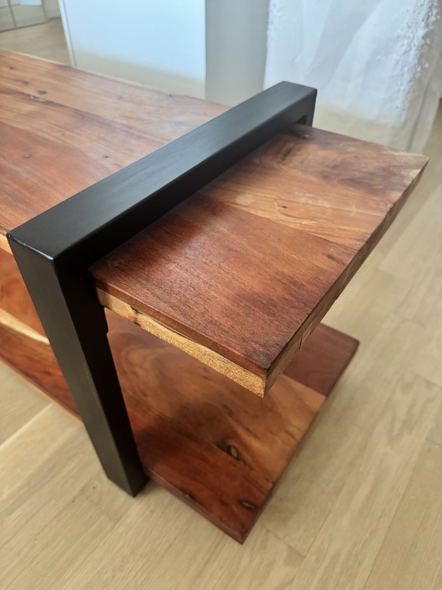 TV Möbel: Acacia wood TV table / console – Gebraucht aus Dübendorf von ClaraS. 7
