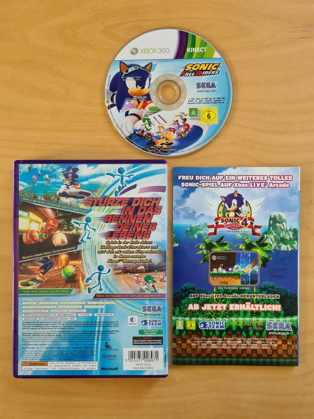 Giochi: Sonic Free Riders (Xbox 360) – Usato da Oberwil BL venduto da Spieltopia 1