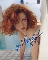 Original Autogramm von ROSE MCGOWAN auf Großfoto