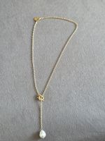 Purelei Halskette Gold mit Perle, neuwertig und elegant!
