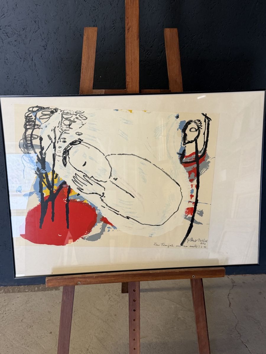 Grafica & Litografie: Lithographie Gilbert Matial signée encadrée – Usato da montreux venduto da Always-Good