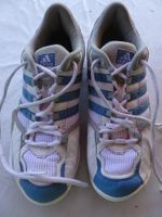 weiss-blaue Adidas Turnschuhe Gr. 40
