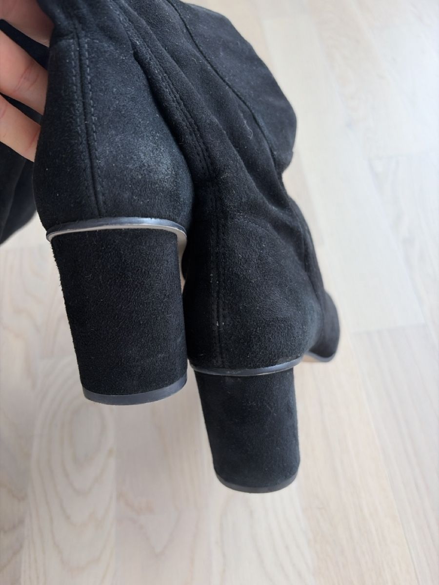 Stuart Weitzman Damenschuhe: Stuart Weitzman Stiefel schwarz Blockabsatz Grösse 38 – Gebraucht aus Au ZH von eac_gm25 2