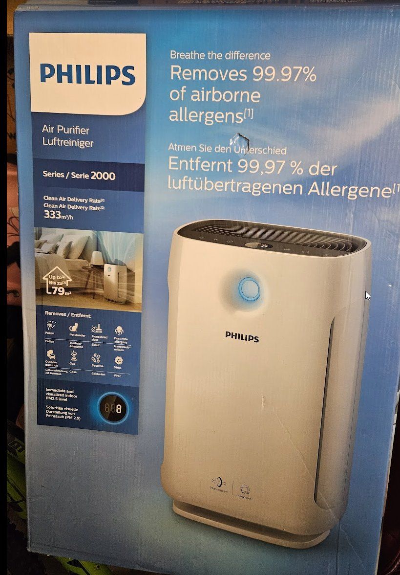 Philips Luftreiniger: Philips Air Purifier 2000 – Gebraucht aus Schwerzenbach von ecodelta