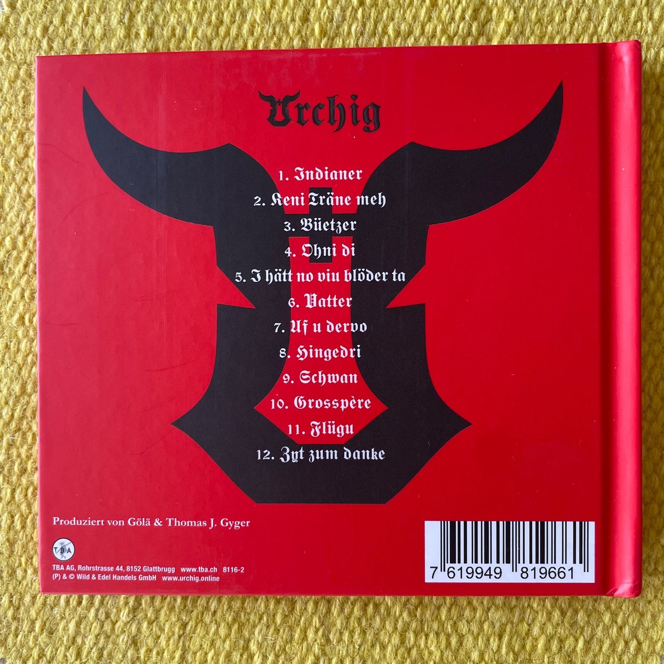 CD: GÖLÄ-1CD+1DVD URCHIG (BÜCHLEIN) – Usato da Rorschacherberg venduto da CD-Roli 1