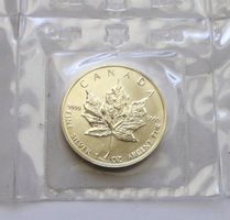 1oz Feinsilber - CANADA, 5 $ 1990 - Elisabeth II, original !
