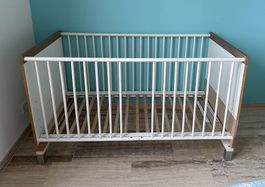 Paidi Babybett Kinderbett mit Lattenrost und Matratze