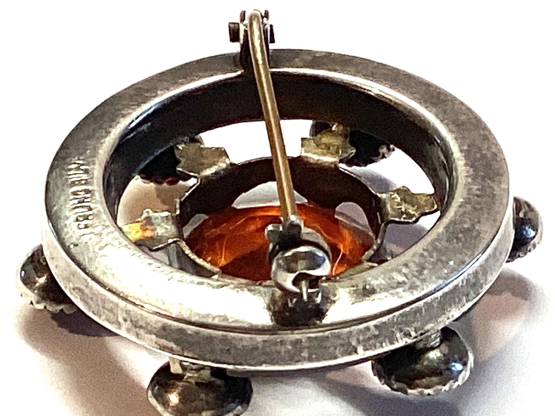 Spille & Fermagli: Original Viktorianische schottische Silber u. Achat Brosche – Usato da Eglisau venduto da mar_5rn2 7