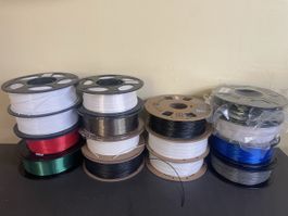 Bobine Filamento PLA 3D diverse colorazioni 1.75mm Nuovo