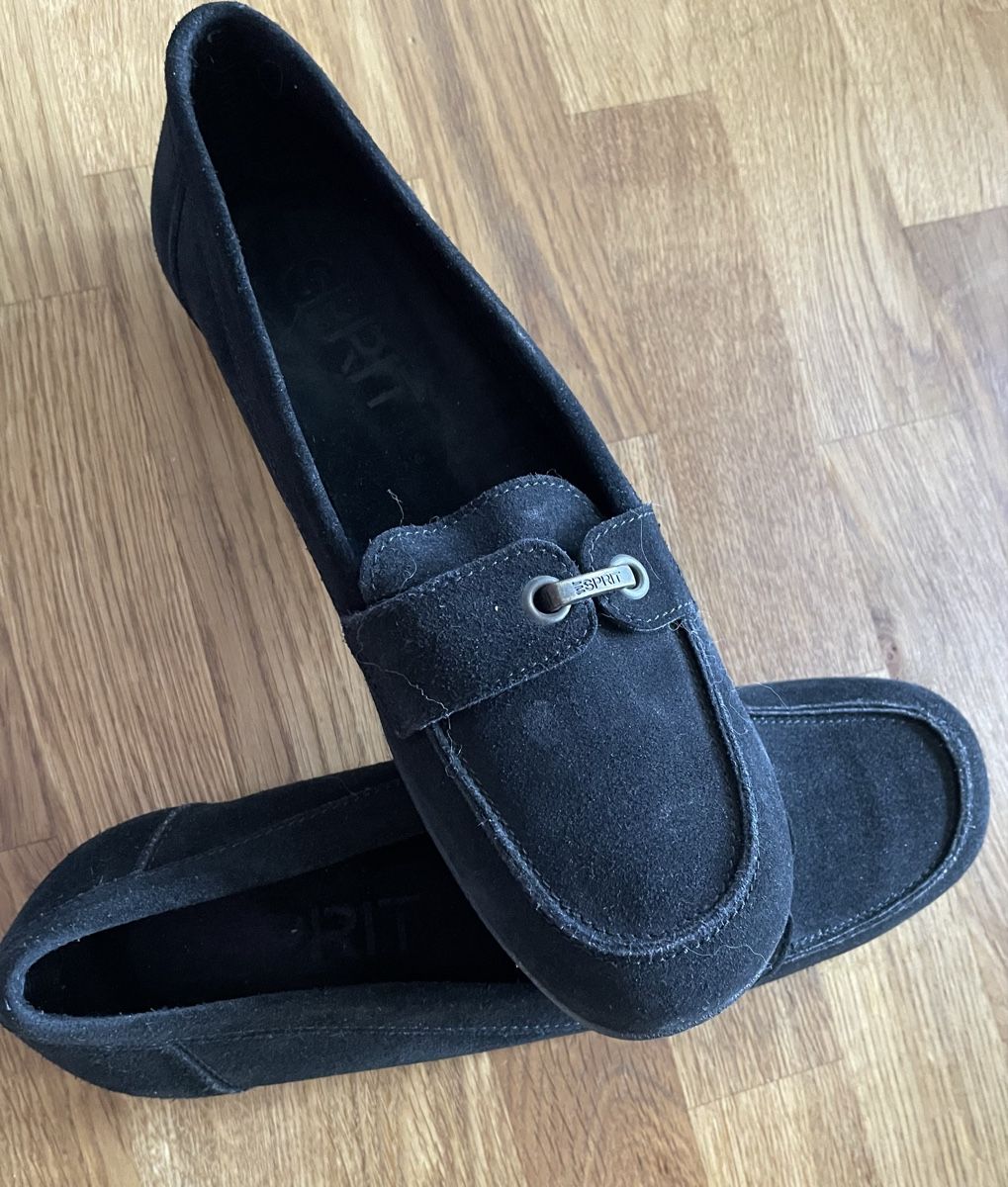 Esprit Scarpe da donna: Schwarze Esprit Slipper aus echtem Leder, Grösse 41 – Usato da Volketswil venduto da chicago77 3