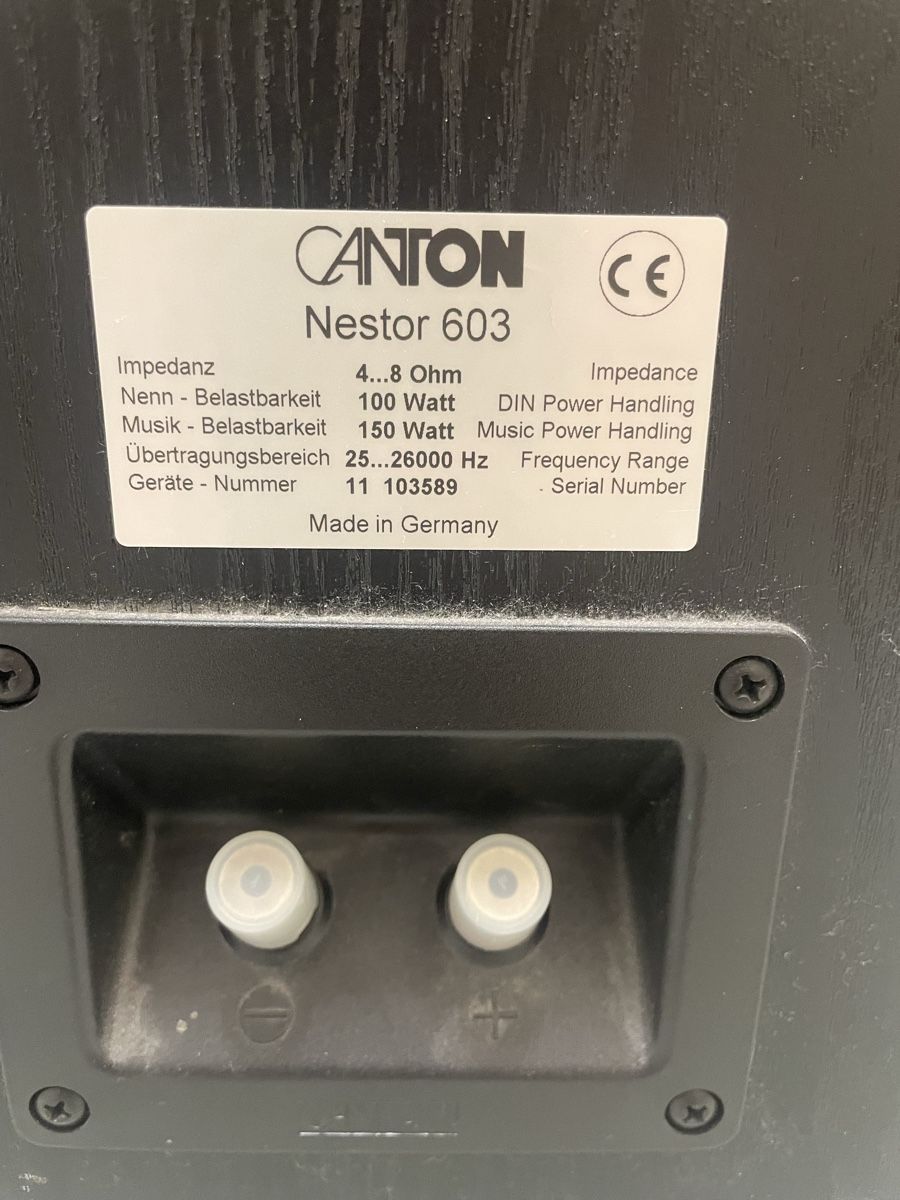 Canton Casse acustiche: Canton Nestor 603 – Usato da Bern venduto da Danbet 1