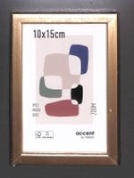 Wechselrahmen aus Holz (accent by Nielsen) Gold (10x15) NEU