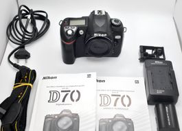Nikon D70 Body nur 1469 Auslösungen!