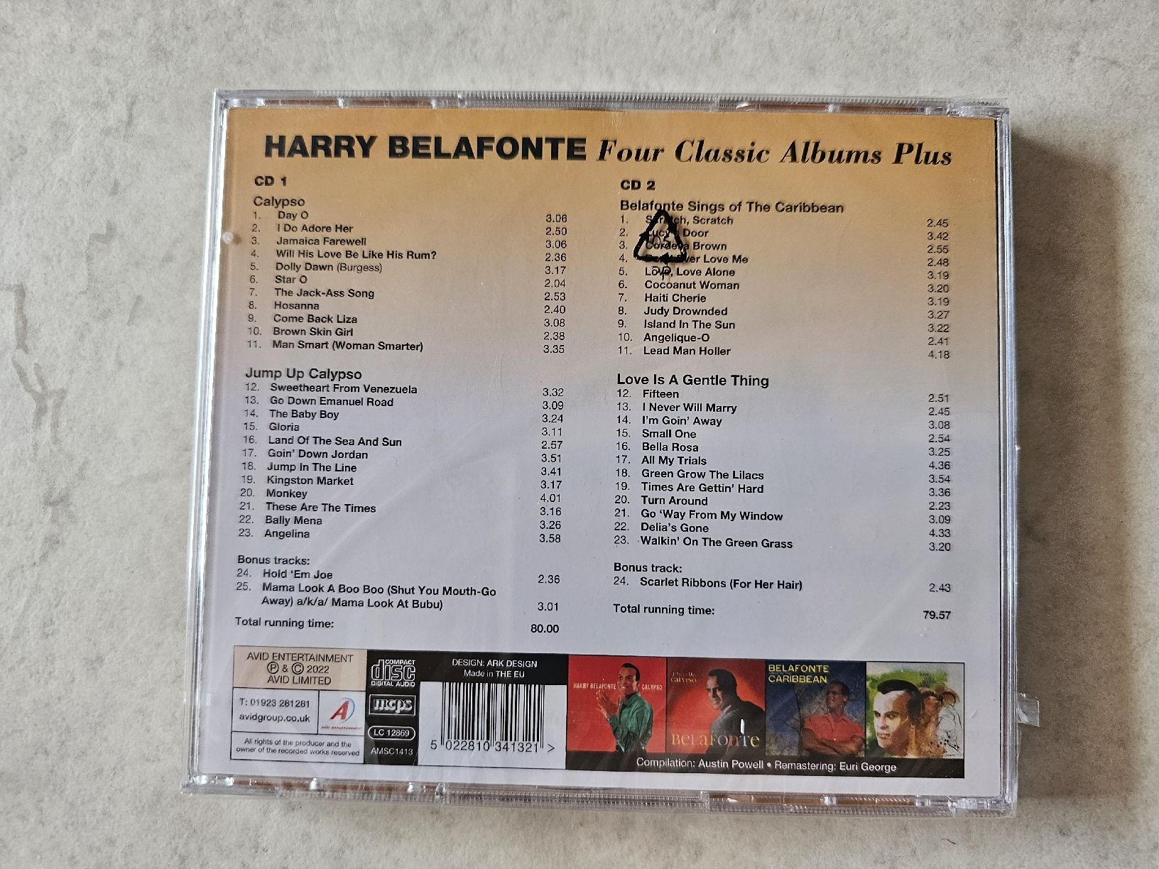 CD: Harry Belafonte  -  4 Alben Set  /  Fabrikneu – Nuovo e nell'imballaggio originale da Schneisingen venduto da backstore24 1