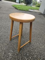 Hocker Holz rund Landhaus Stil guter Zustand