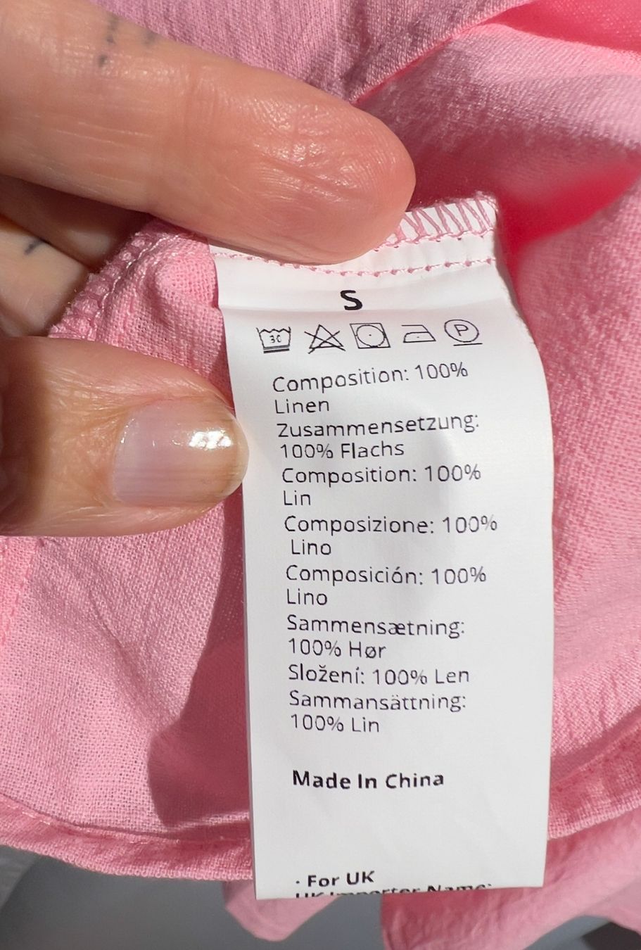 Lotti di vestiti: Sommerliches Leinen-Set – Nuovo e nell'imballaggio originale da Zürich venduto da Naebeli 4