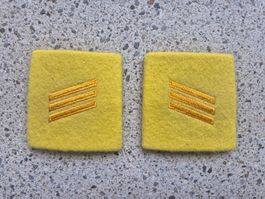 Gradabzeichen Patten Set Obergefreiter Panzergrenadier