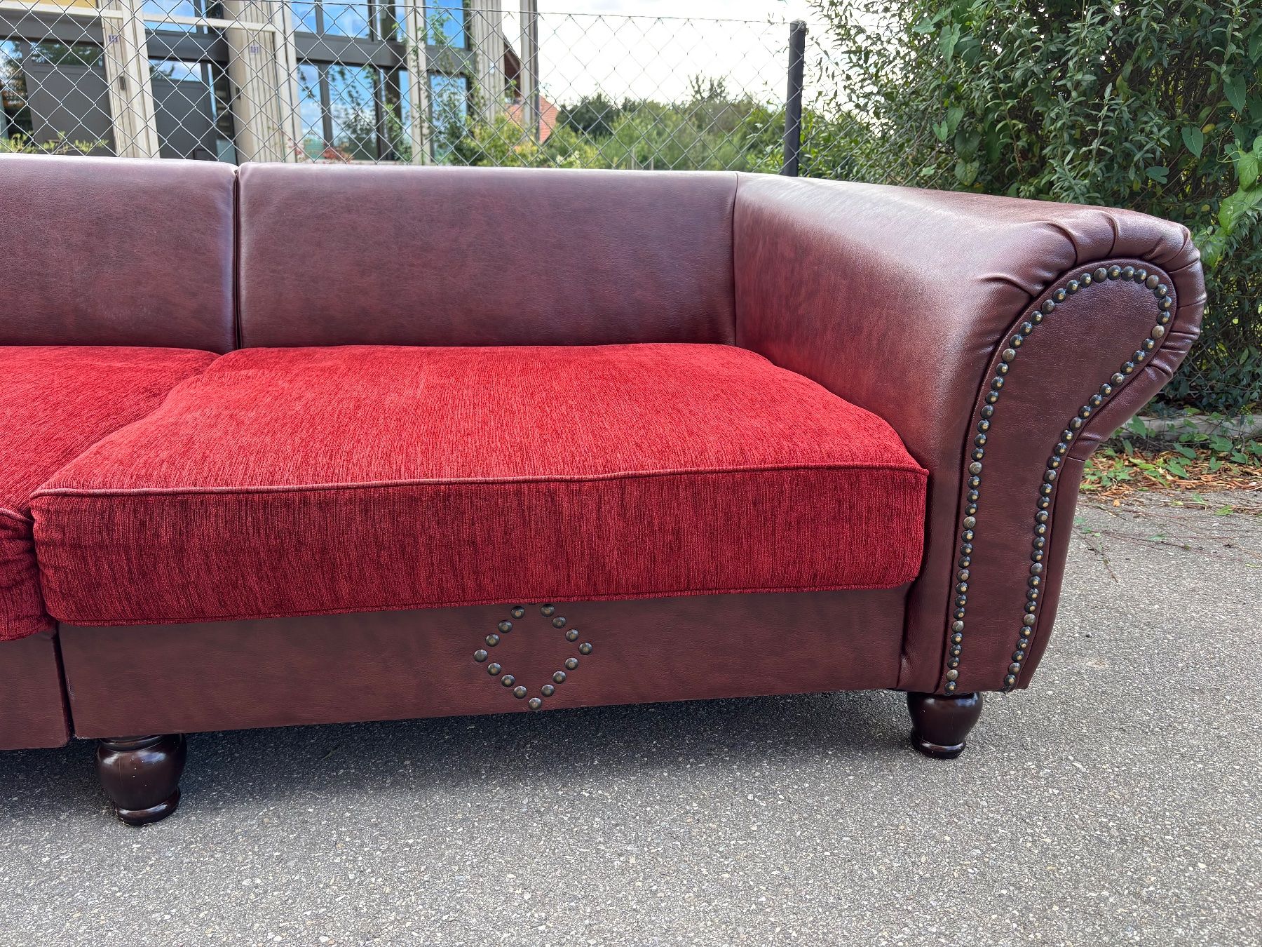 Divani: Super bequemes Kunstleder Sofa, Couch, Vintage, Retro – Usato da Alten venduto da AuntiesAtticFinds 5
