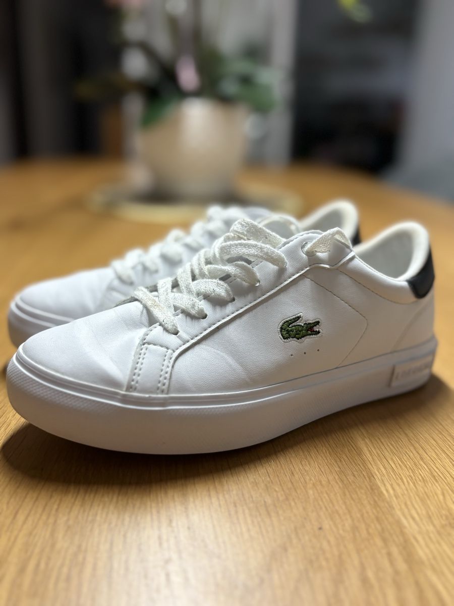 Lacoste Scarpe da uomo: Scarpe Lacoste bianche Tg. 35 – Usato da S. Antonino venduto da LIKA91 1